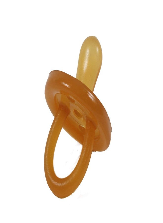 Sweetie Rubber Pacifier Natural Rubber with Symmetrical Nipple 1 Count 0-6 Months Original Natural Rubber Pacifier - Image 2